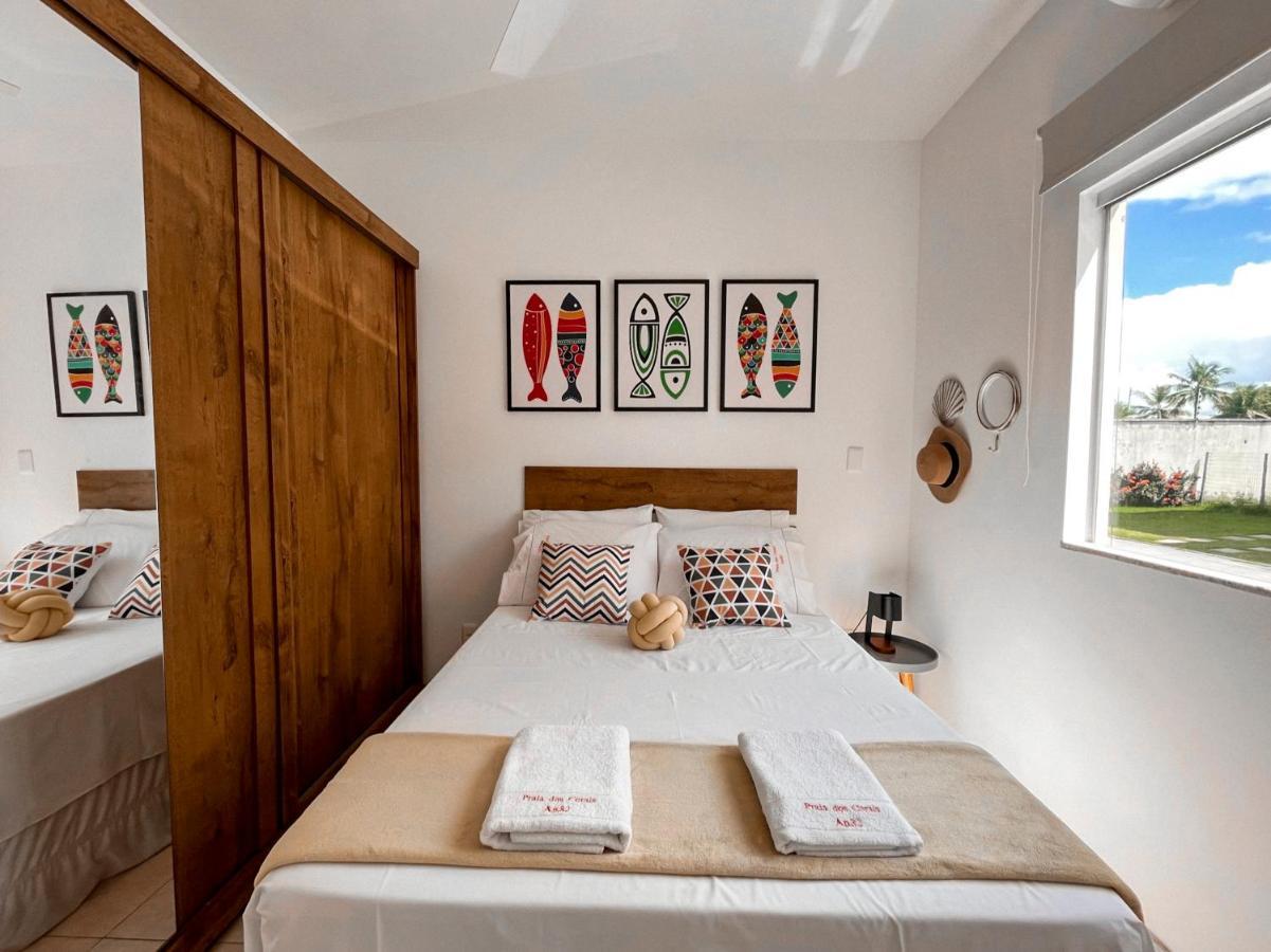 Promocao No Pedacinho Do Paraiso - Cond Praia Dos Corais - 200M Praias C Vermelha E Muta, Prox Cabana Dos Corais - Apto Terreo, 2 Quartos Com Ar-Condicionado, Area Gourmet Com Churrasqueira, Cozinha Completa, Wi-Fi 200 Mbps Apartman Porto Seguro Kültér fotó